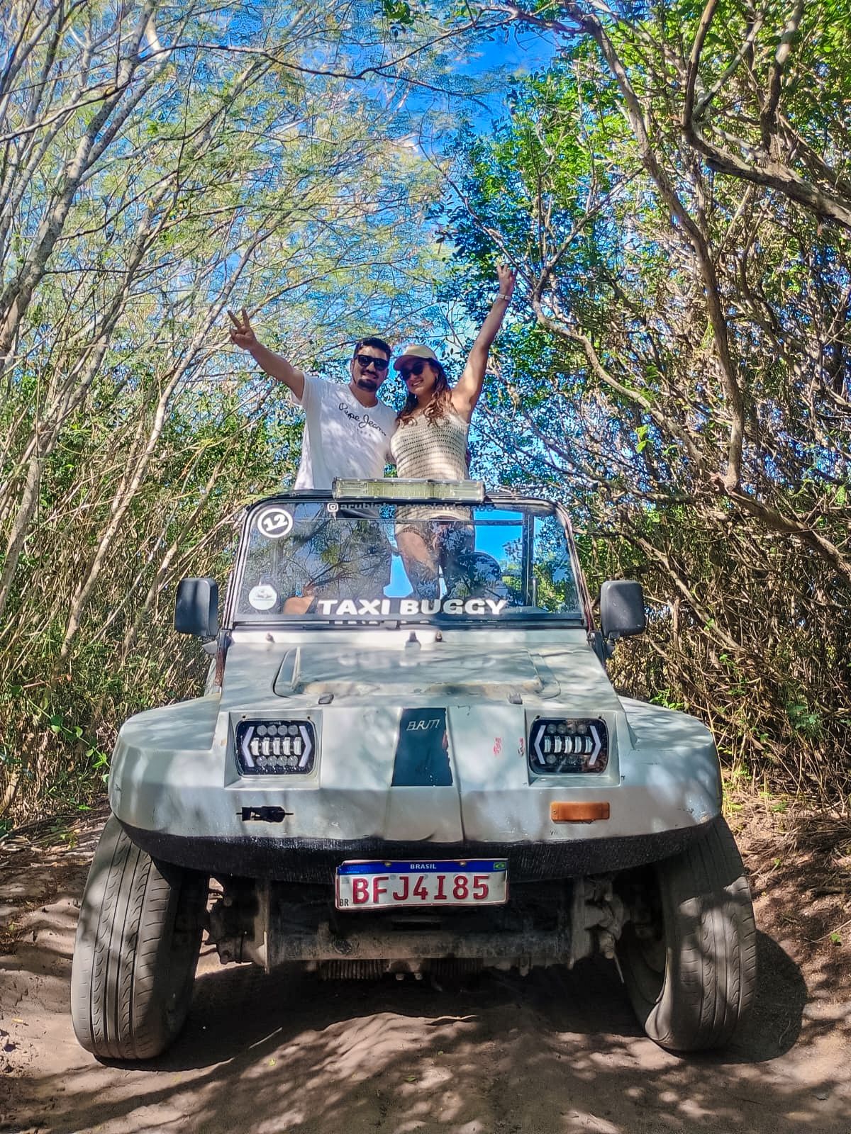 Visitantes no Caminho de Moisés